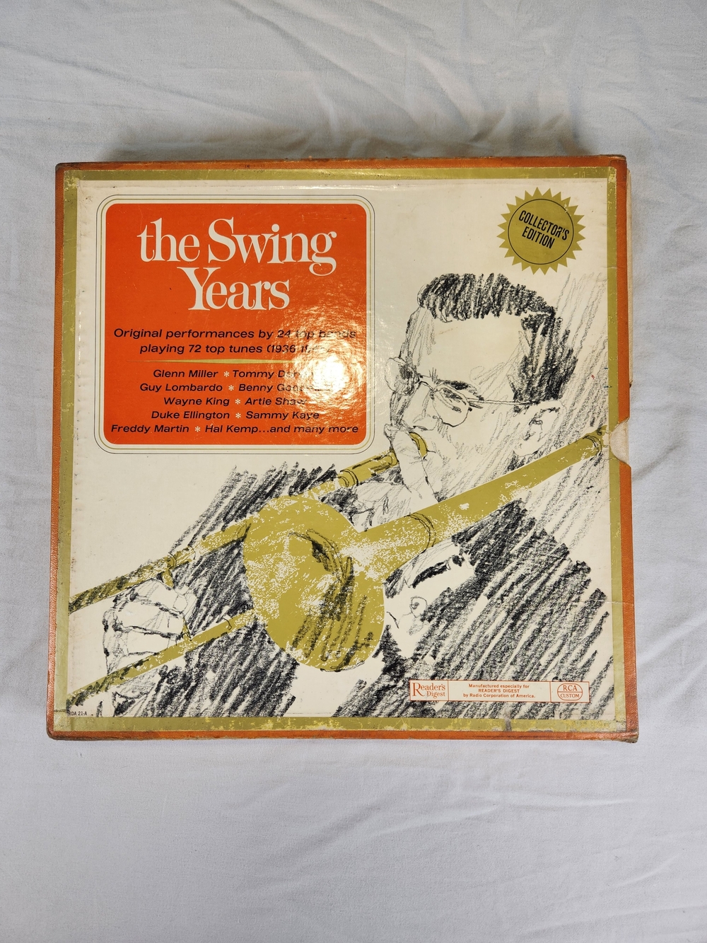 Vintage The Swing Years Readers Digest Collector's Edition 12" Mono Vinyl Set